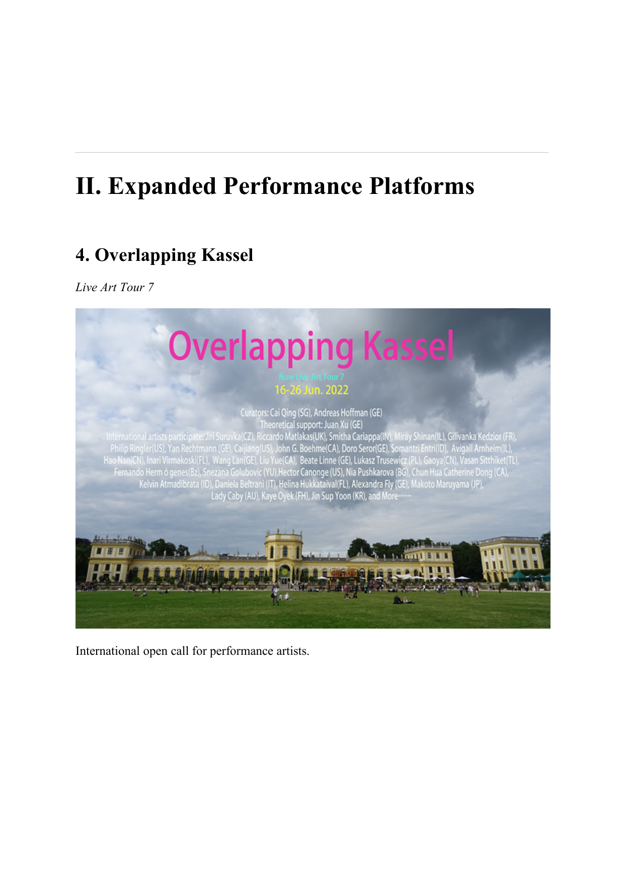 Overlapping Kassel