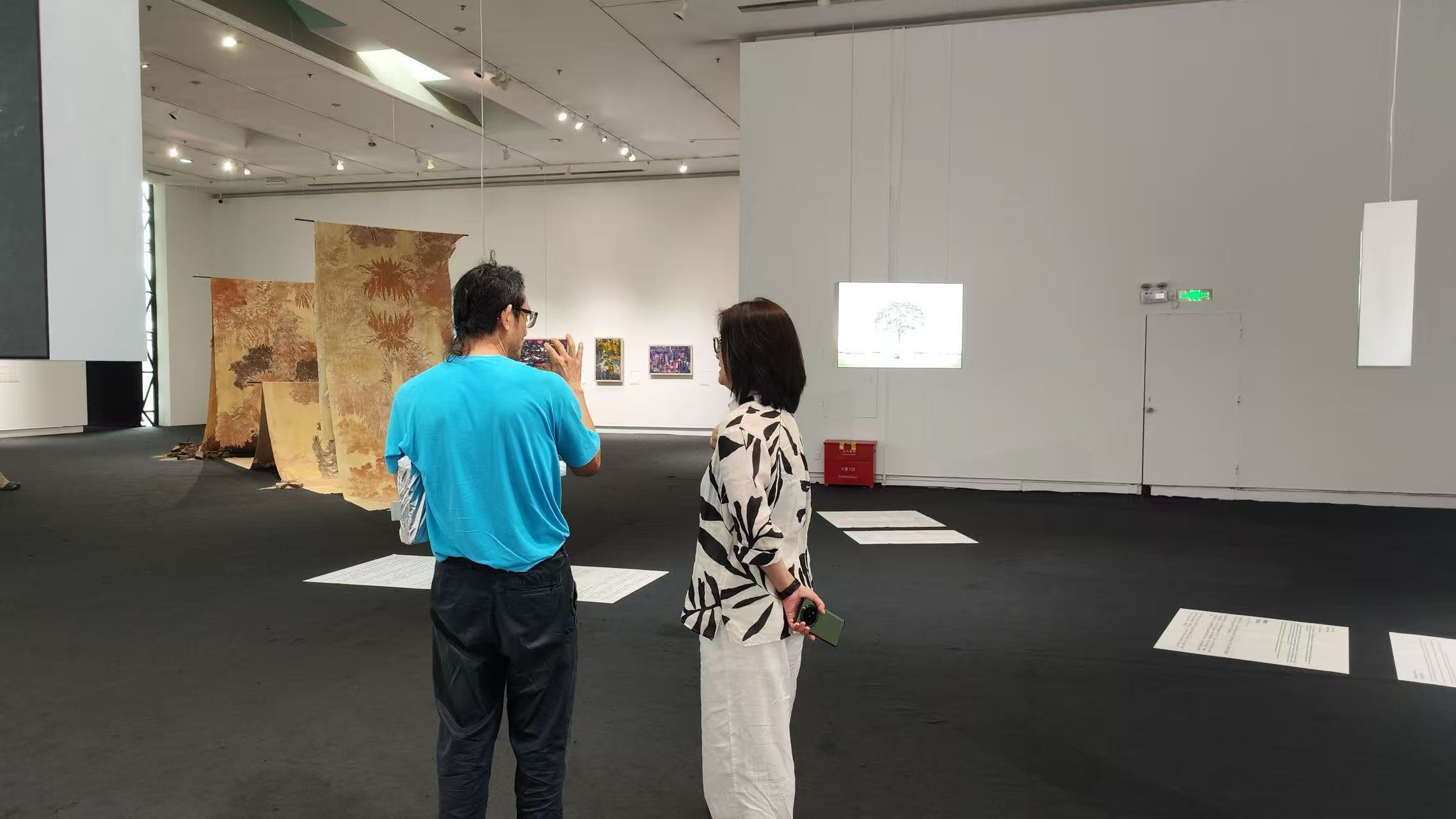 Viewing the exhibition together