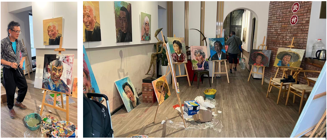 Exhibition of Xiayu Farmers portraits